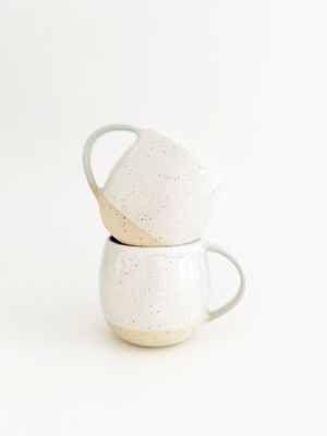 White Dipped Mini Mug