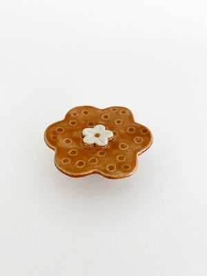Garden Stake Flower Topper - Cinnamon