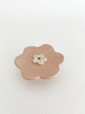 Garden Stake Flower Topper - Dusky Pink