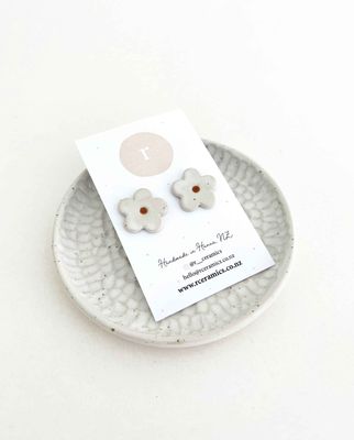 Flower Stud Earrings - larger