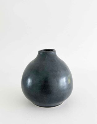 Vase - Satin Charcoal