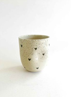 Dimple Tumbler - Green Heart
