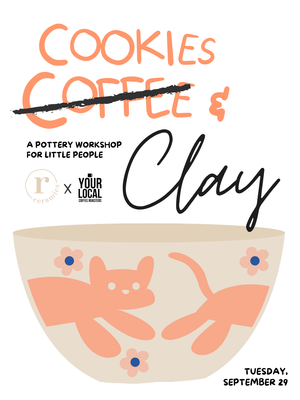 Cookie's &amp; Clay - Kids School Holiday Pottery Workshop
