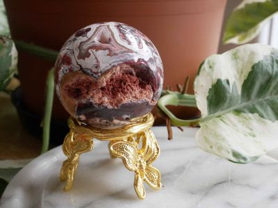 Mexican Lace Agate Sphere