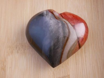 Polychrome Jasper Hearts