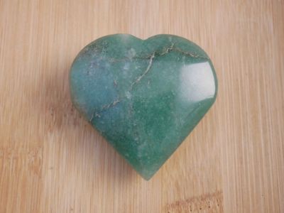 Green Adventurine Heart