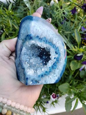 Dyed Druzy Agate Chunk