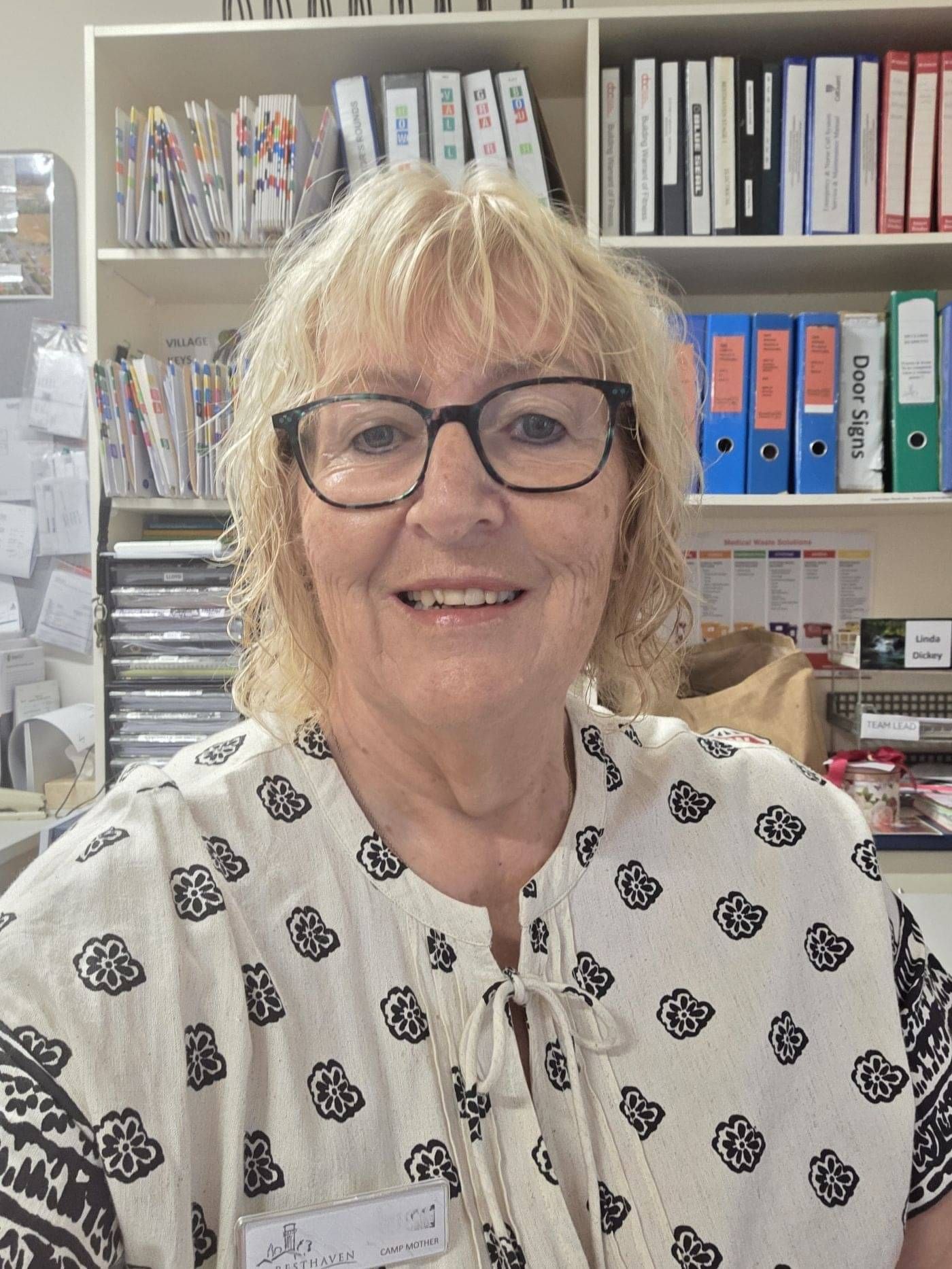 Carol Hawker is camp mother at Cambridge Resthaven