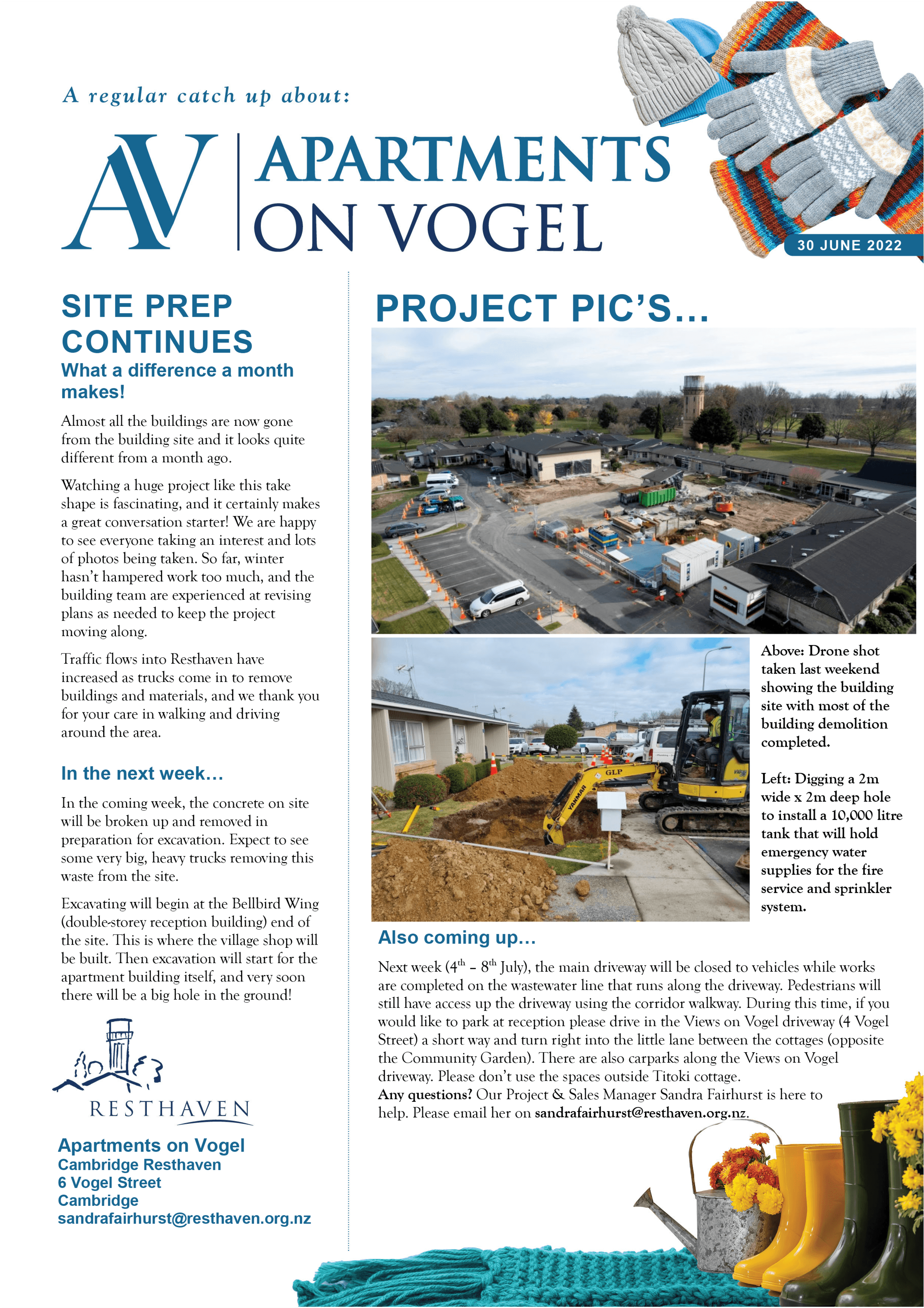 Read the Apartments on Vogel June 22 Newsletter