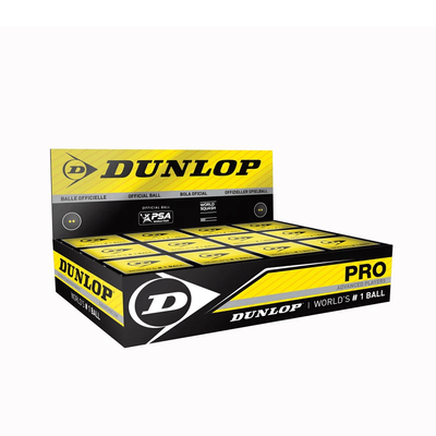 Dunlop Pro (DYD) Squash (Double Yellow Dot) Ball