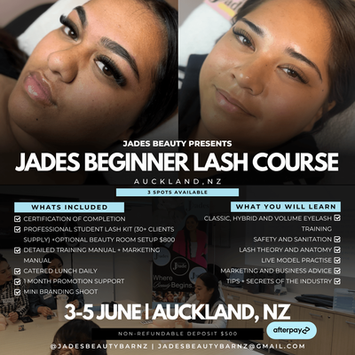 Ella's Beginner Lash Course (First Payment) | Jades Beauty Bar