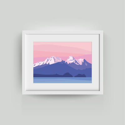 Blushing Mountains