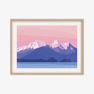 Blushing Mountains