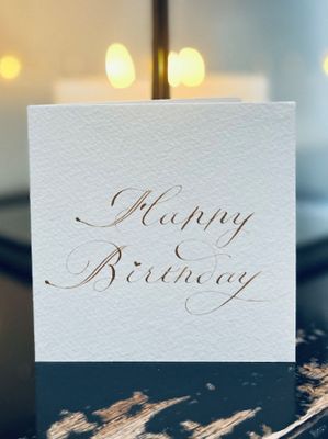 HAPPY BIRTHDAY card and envelope set