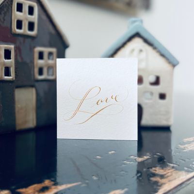 Mini LOVE card and envelope set