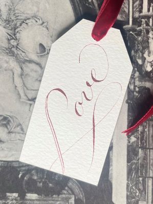 LOVE gift tag