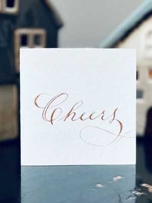 Mini CHEERS card and envelope set