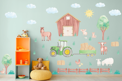 On the Farm Wall Decal Set