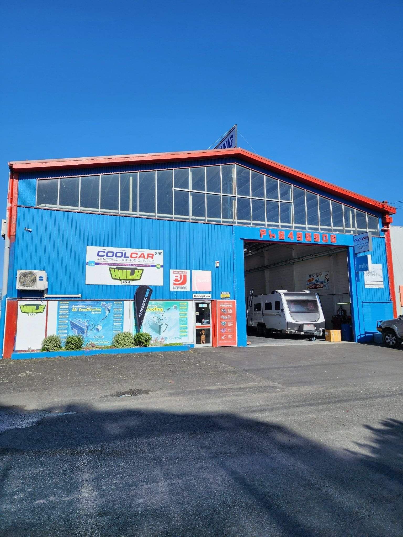Sunny CoolCar Hamilton workshop building