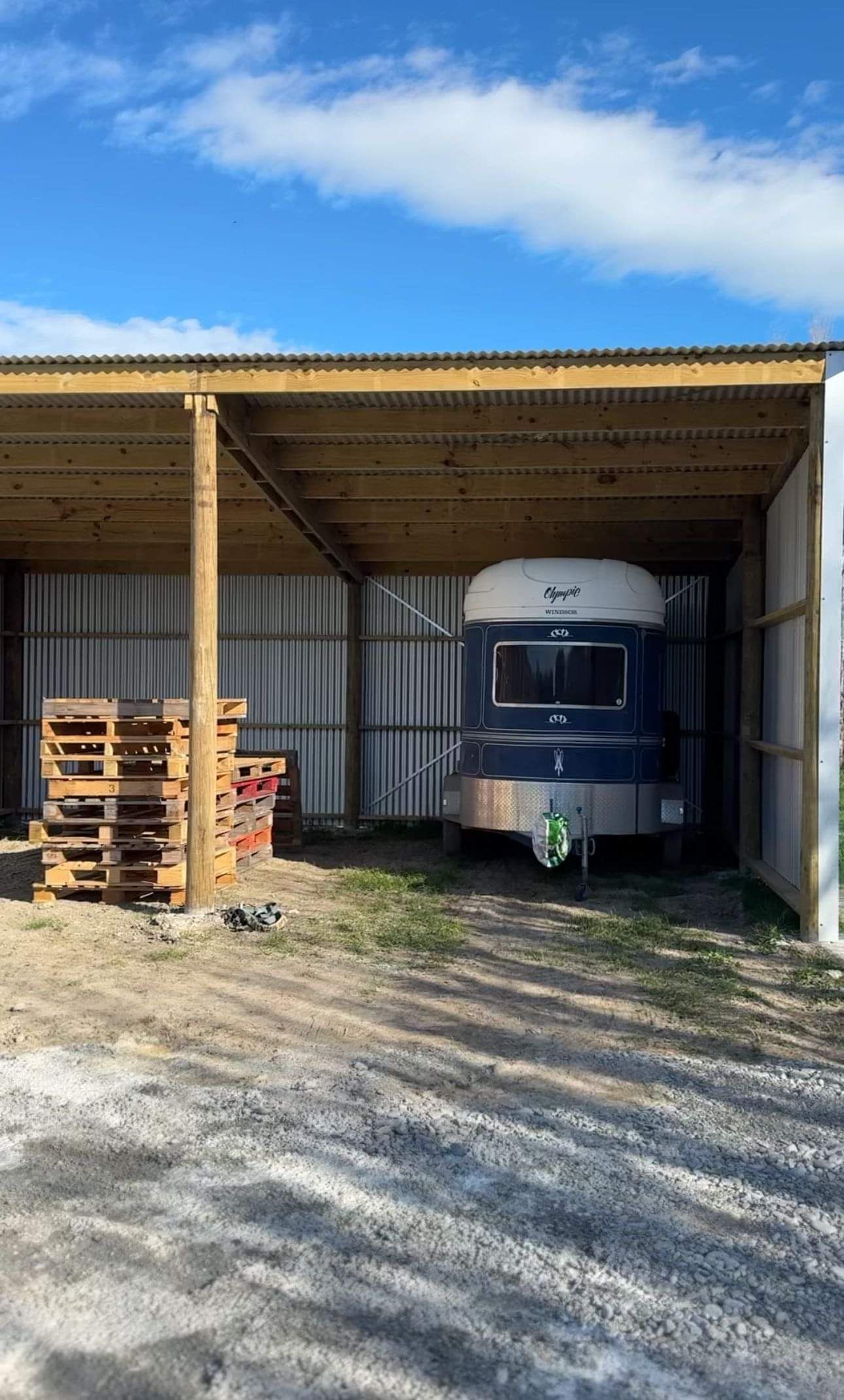 Horse Shelter Shed for Horse Float to be undercover in Canterbury