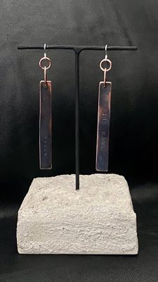 Fortis Mane Copper Earrings