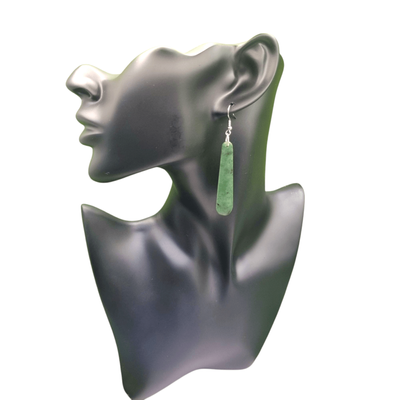 New Zealand Greenstone Roimata Drop Earrings