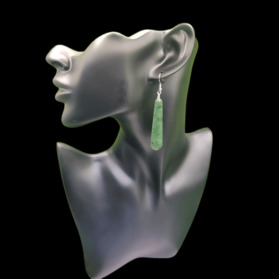 New Zealand Greenstone Roimata Drop Earrings