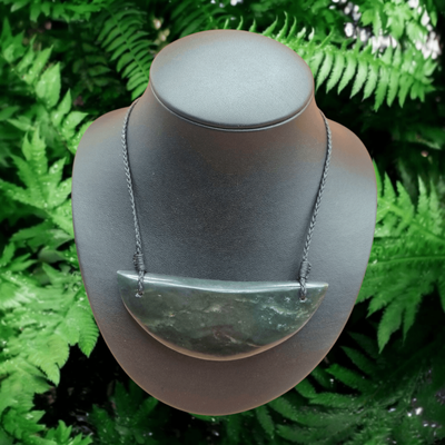 New Zealand Greenstone Pounamu Breast Plate BP01