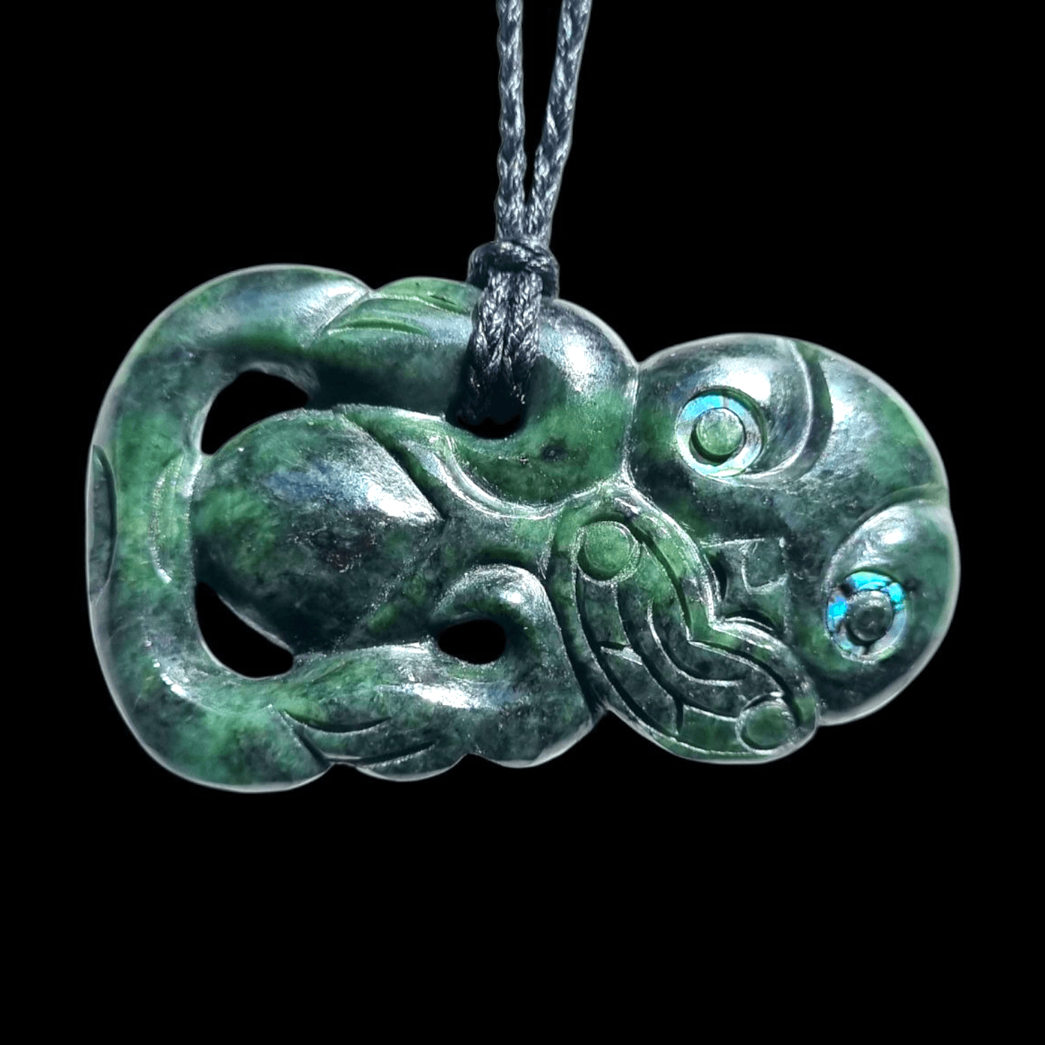Pounamu necklace NZ handcarved