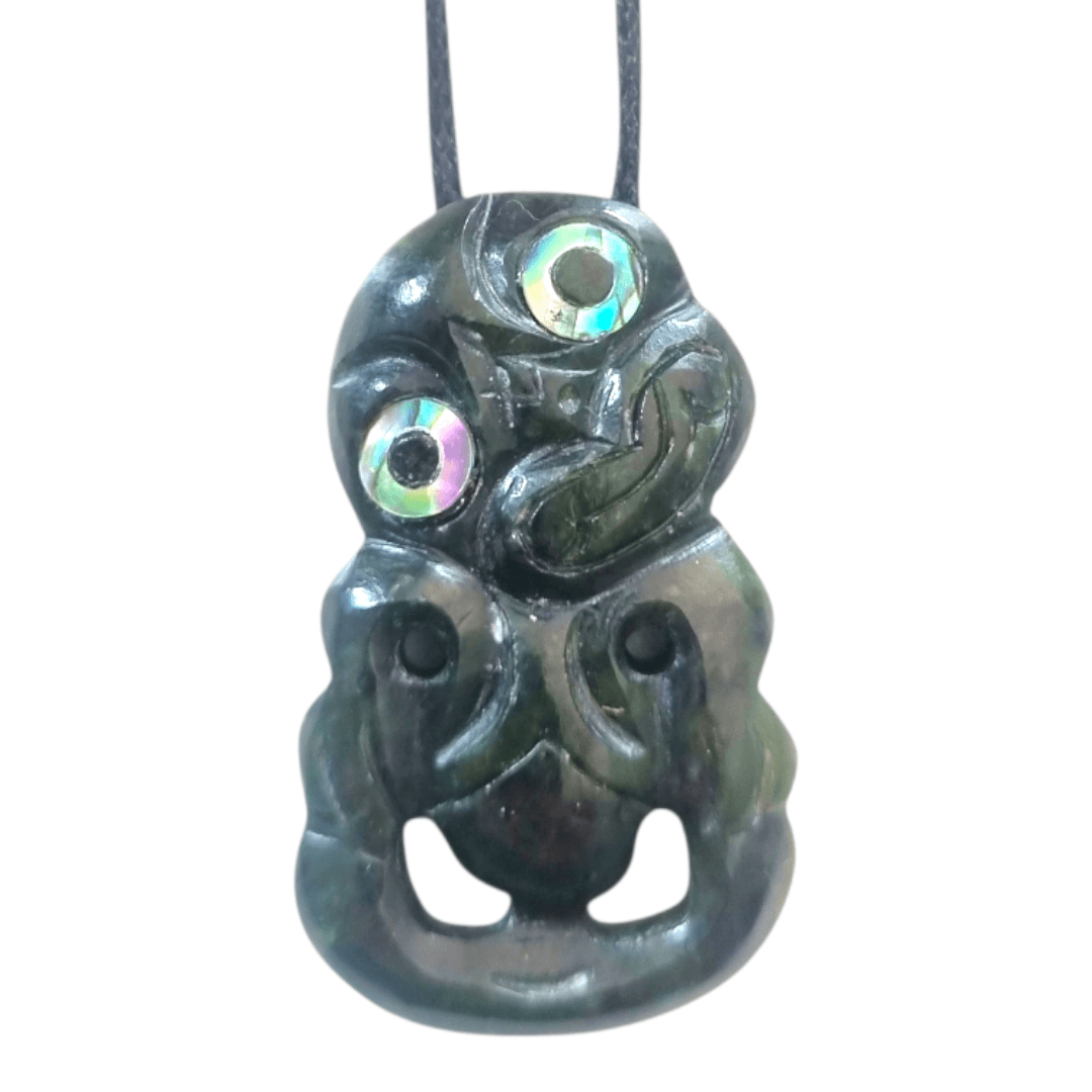 Pounamu necklace NZ handcarved