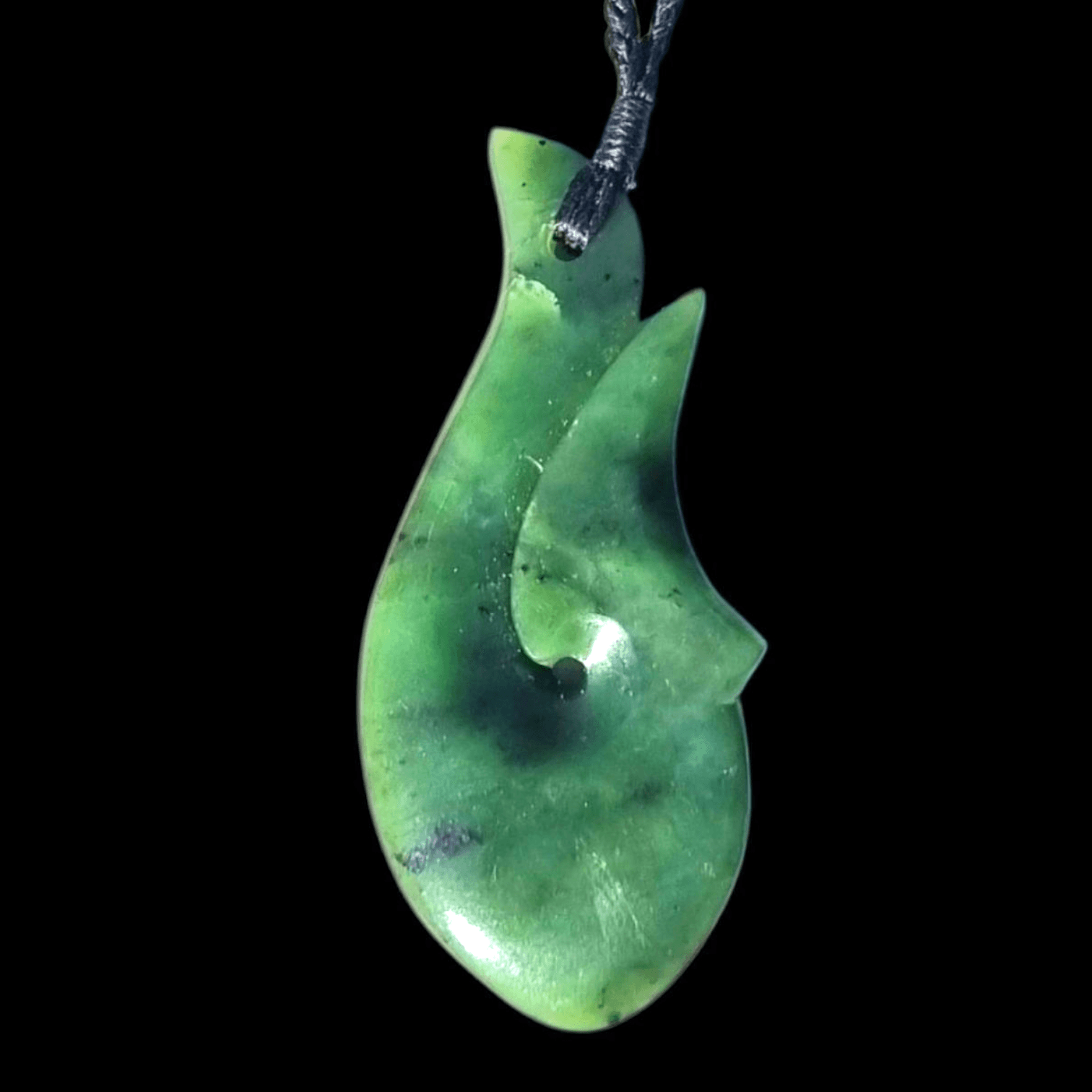 Pounamu necklace NZ handcarved