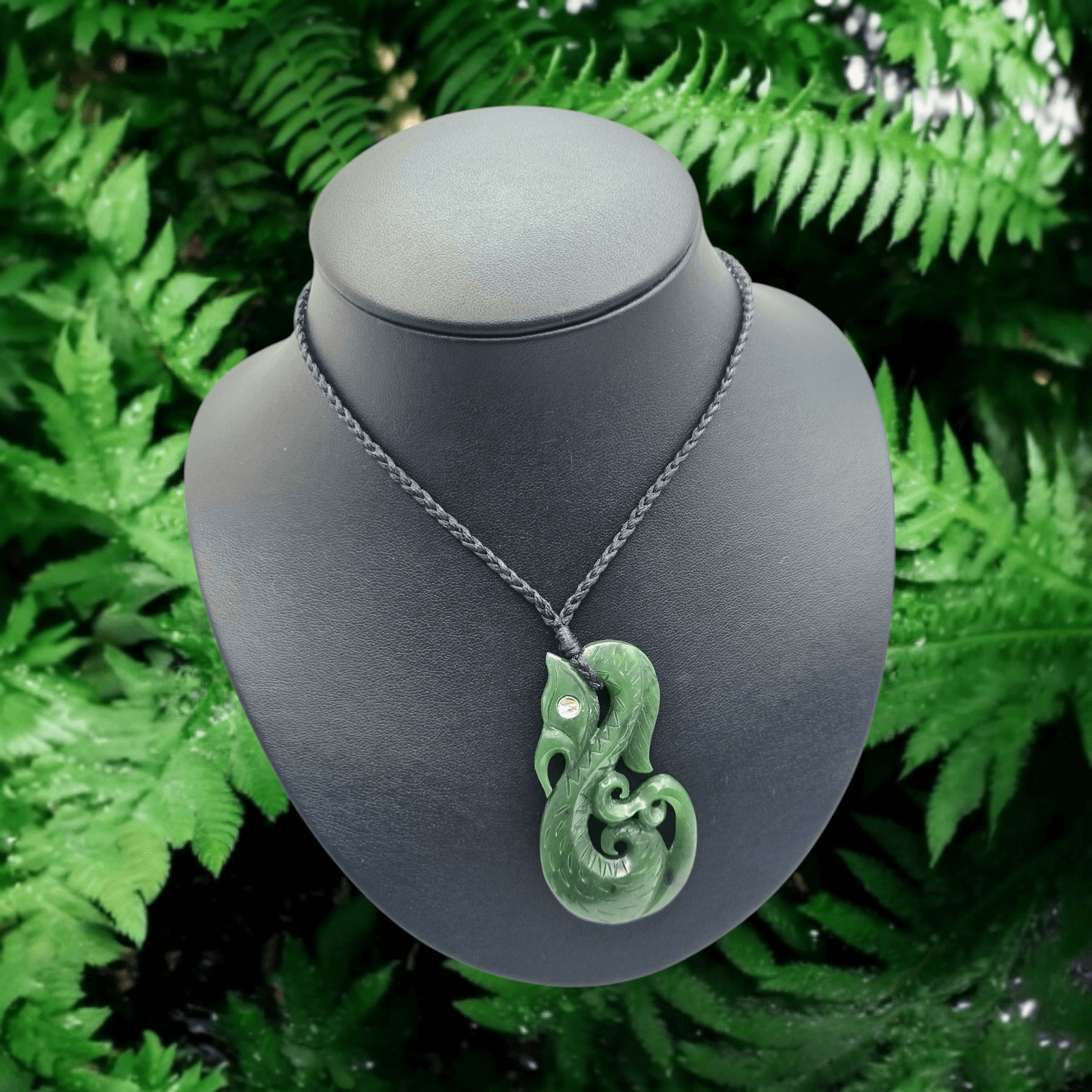 Pounamu necklace NZ handcarved