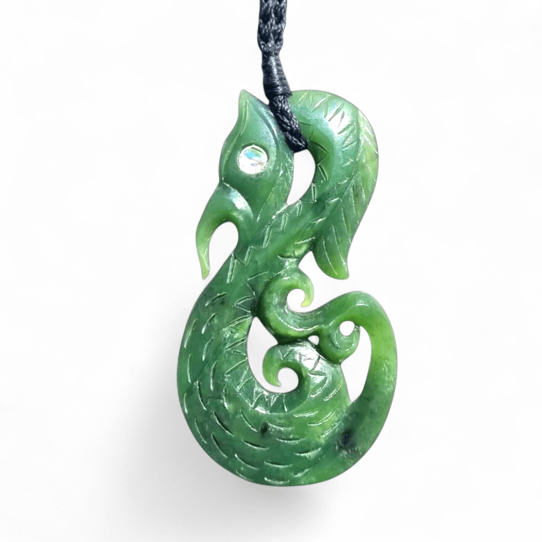 Pounamu necklace NZ handcarved