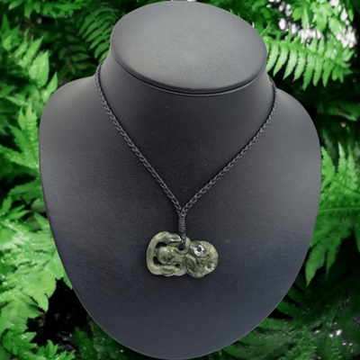 New Zealand Greenstone Pounamu Hei Tiki small 02