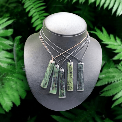 New Zealand Greenstone Pounamu Drop Pendant 00