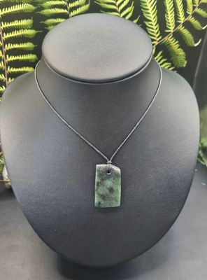 New Zealand Greenstone Pounamu Off Cut Pendant C