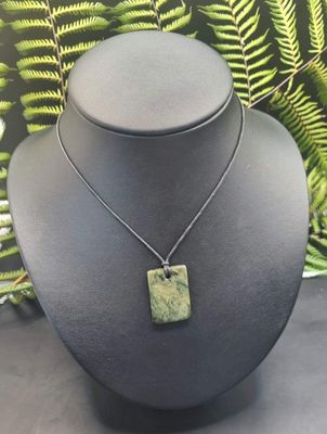 New Zealand Greenstone Pounamu Off Cut Pendant D