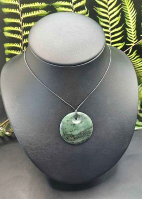 New Zealand Greenstone Pounamu Kopae Pendant A104