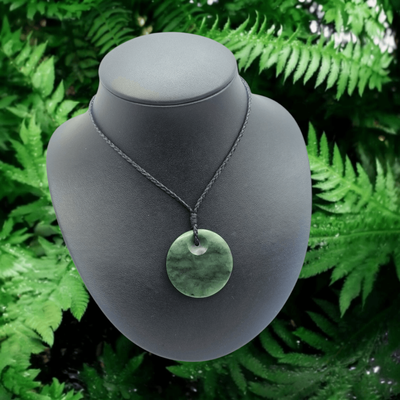 New Zealand Greenstone Pounamu Kopae Pendant A10