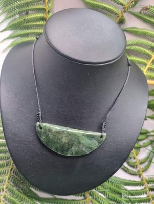 New Zealand Greenstone Pounamu Breast Plate BP101