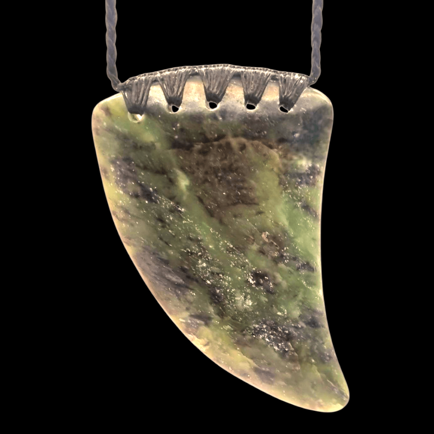 Pounamu necklace NZ handcarved