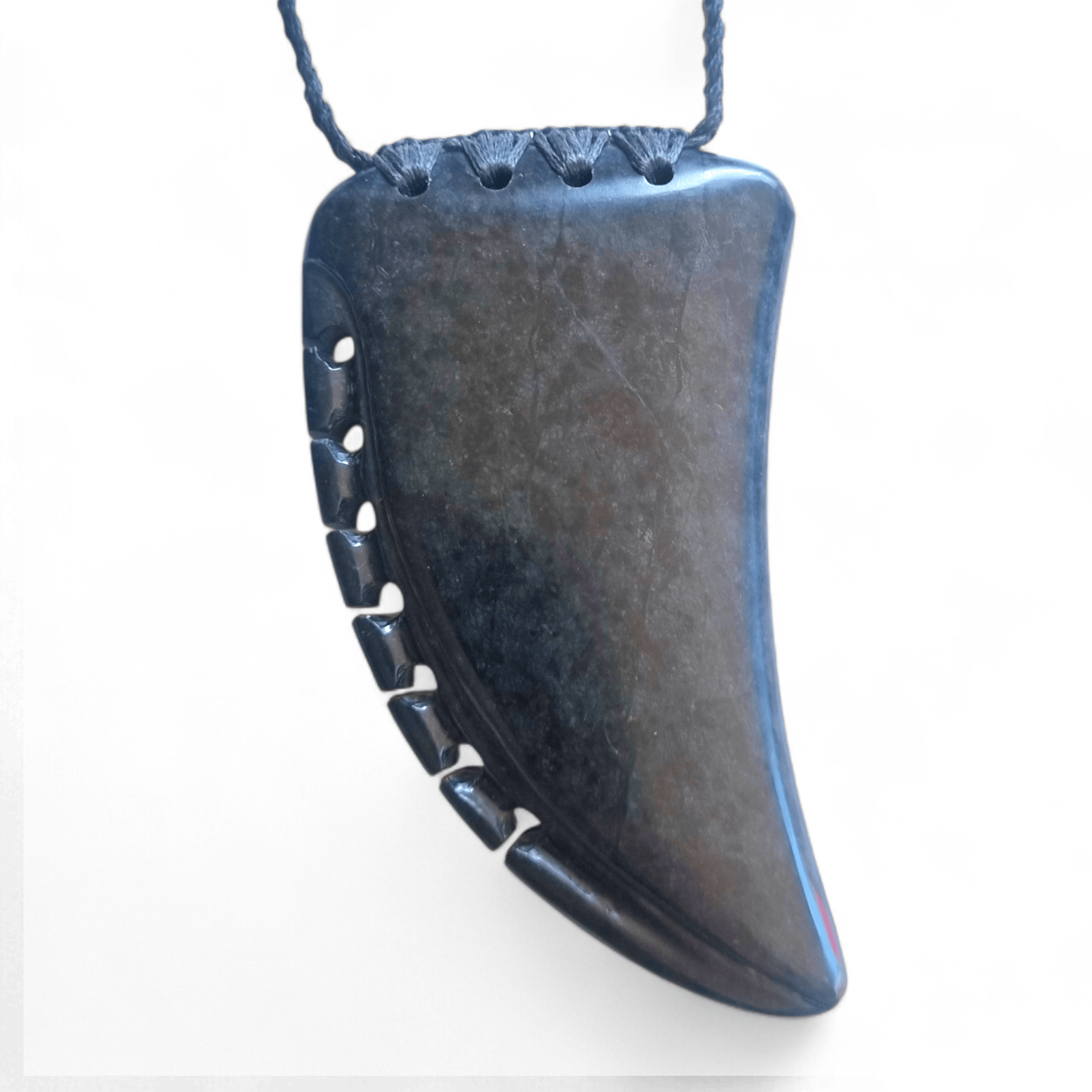 Pounamu necklace NZ handcarved