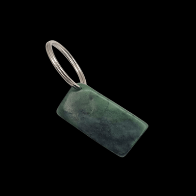 New Zealand Greenstone Pounamu Off Cut Key Ring