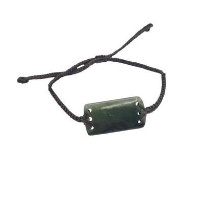 New Zealand Greenstone Pounamu Bracelet REC 03