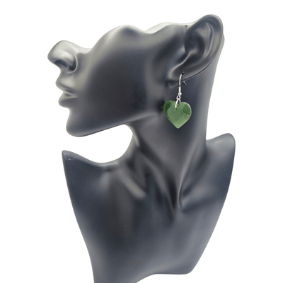 Pounamu Heart Earrings 001