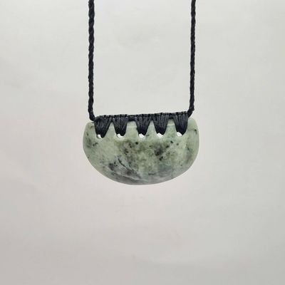 NZ Greenstone South Westland Pounamu Breast Plate Necklace BP260