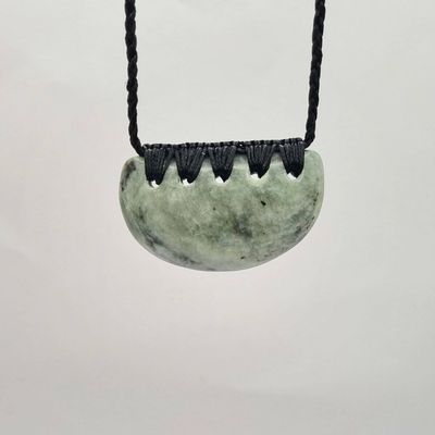 NZ Greenstone South Westland Pounamu Breast Plate Necklace BP250