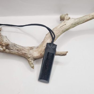 New Zealand Greenstone Pounamu Toki Necklace RK2004