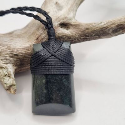 New Zealand Greenstone  Pounamu Toki Pendant  TS28