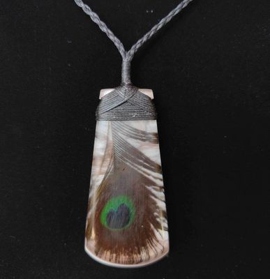 Featured Peacock Feather Pendant